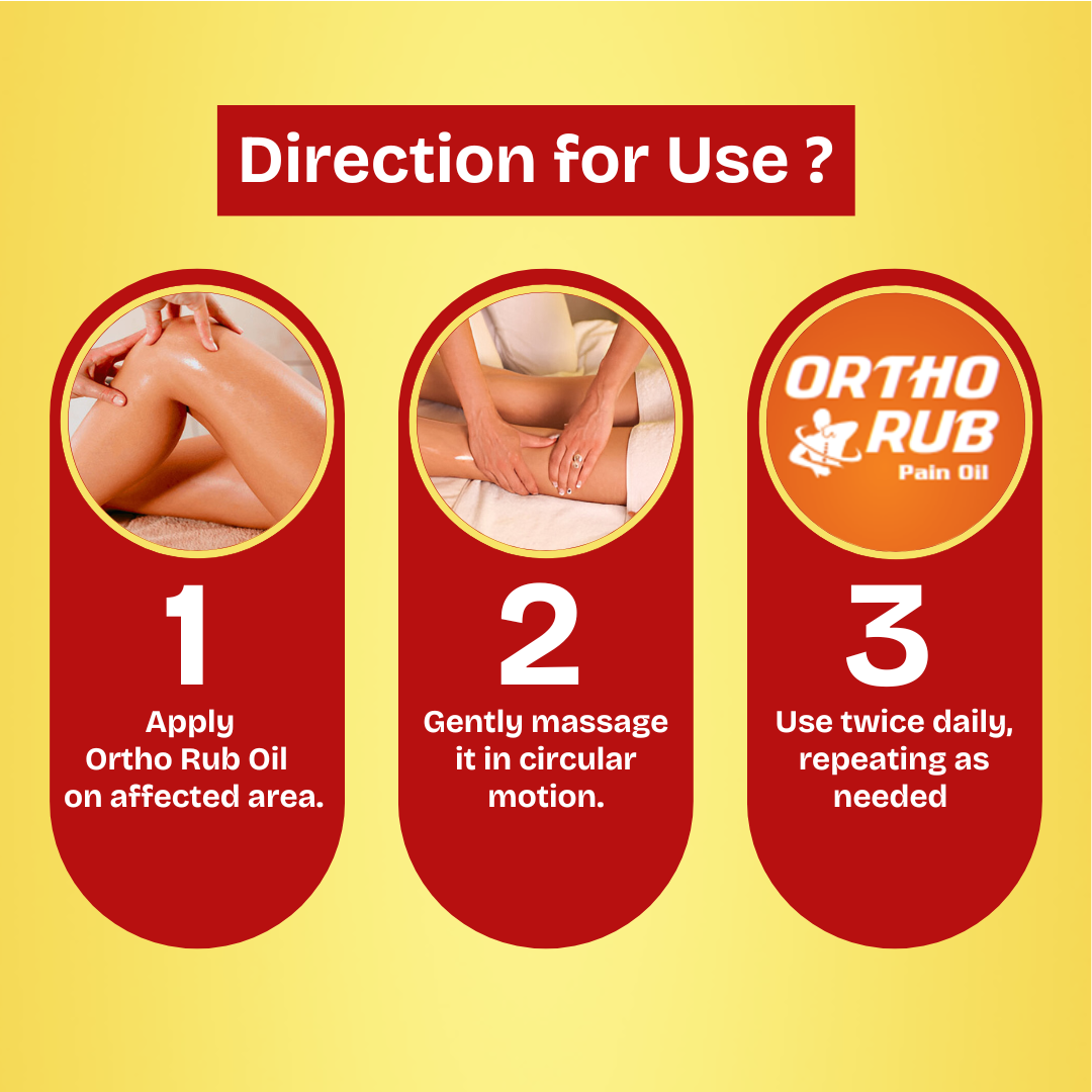 Aarogyasree Ortho Rub Pain Relief Oil | Ayurvedic oil