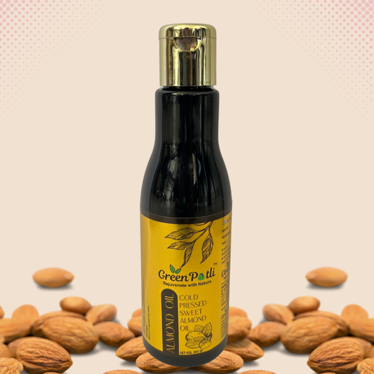 GREEN POTLI Pure Cold Pressed Sweet Almond Oil