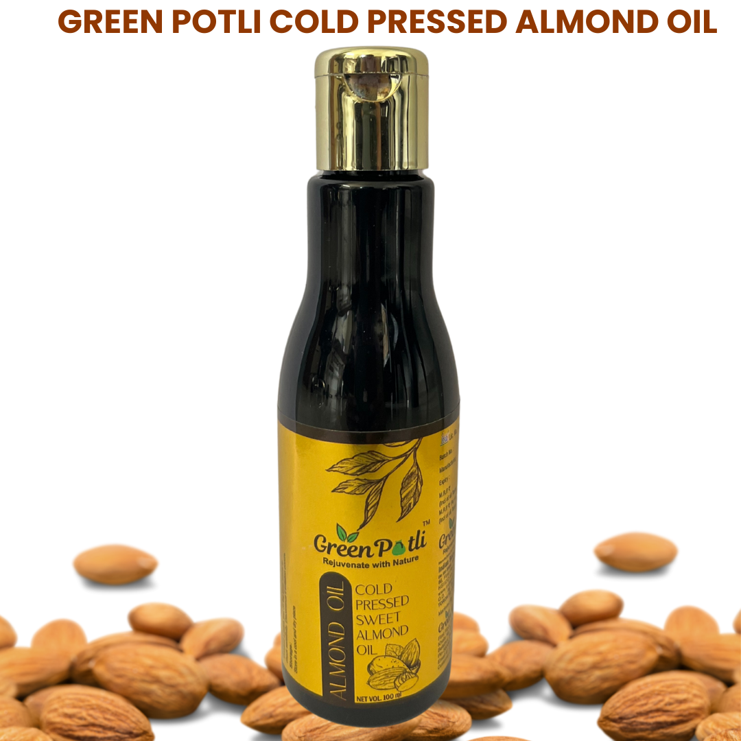 GREEN POTLI Pure Cold Pressed Sweet Almond Oil
